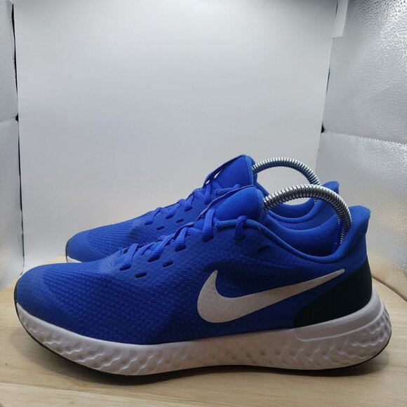 Nike Revolution 5 Youth Size 7 or Womens 8.5 BQ5671-401 Blue White Sneaker - Picture 3 of 7
